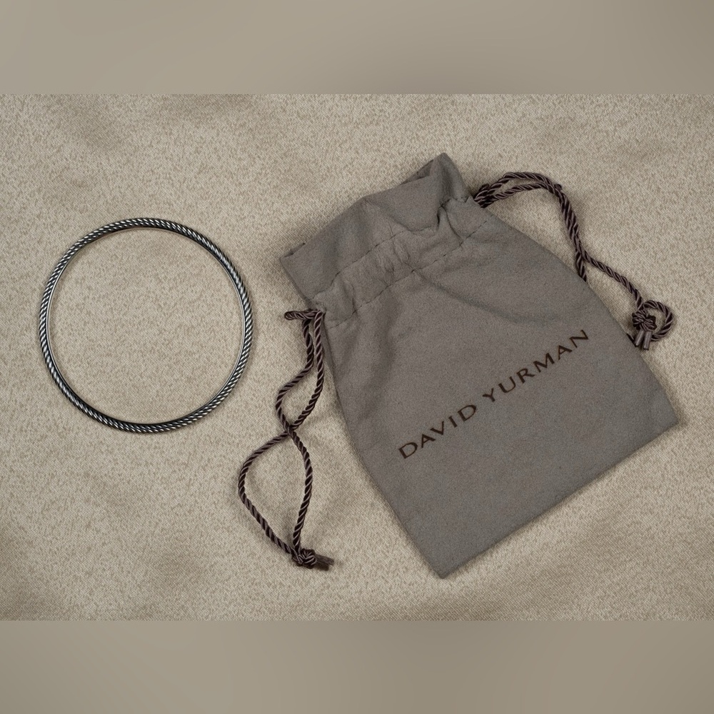 David Yurman Vintage DY Sculpted Cable Bangle Bracelet